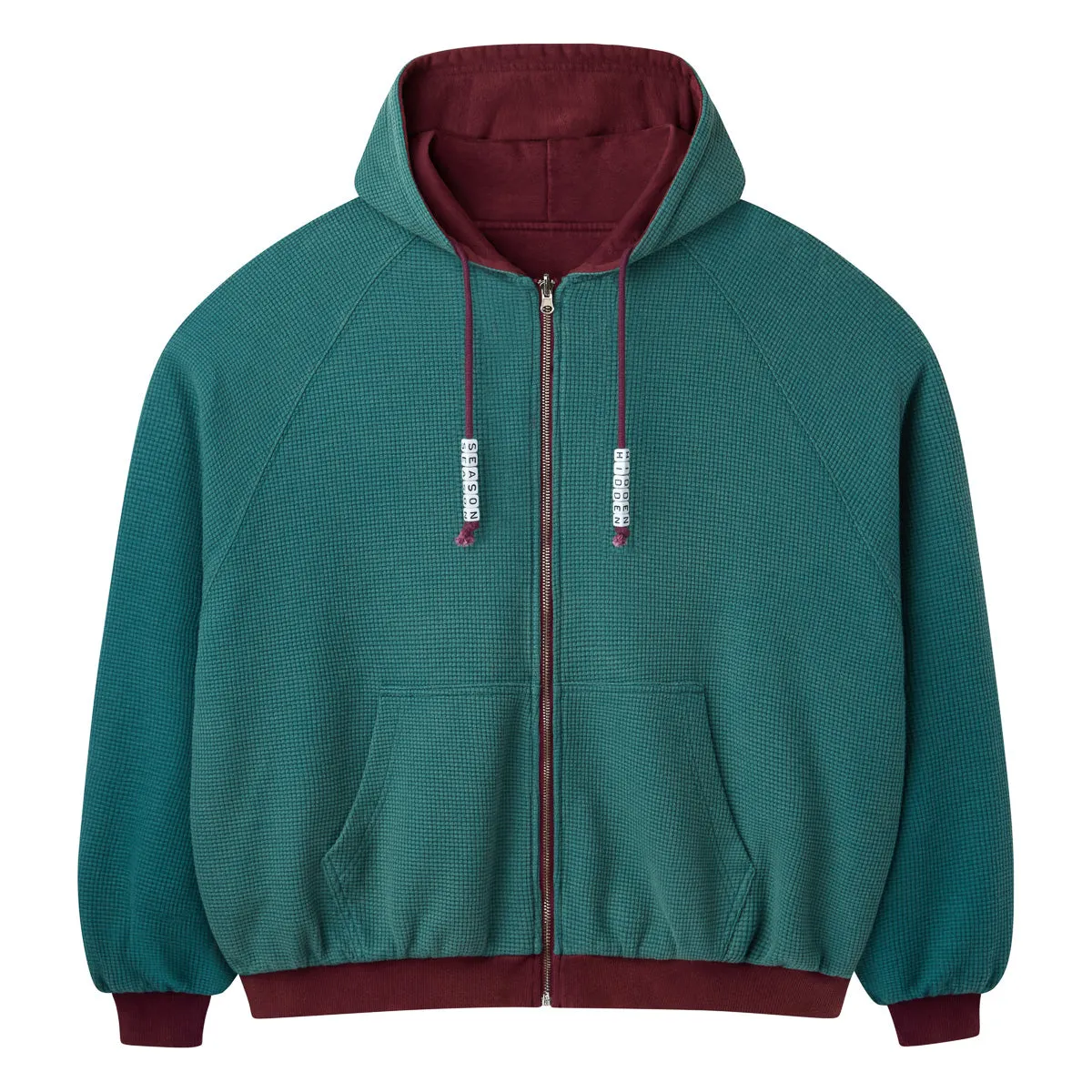 Mulberry Thermal lined zip up sold by Hidden Season product image thumbnail 2