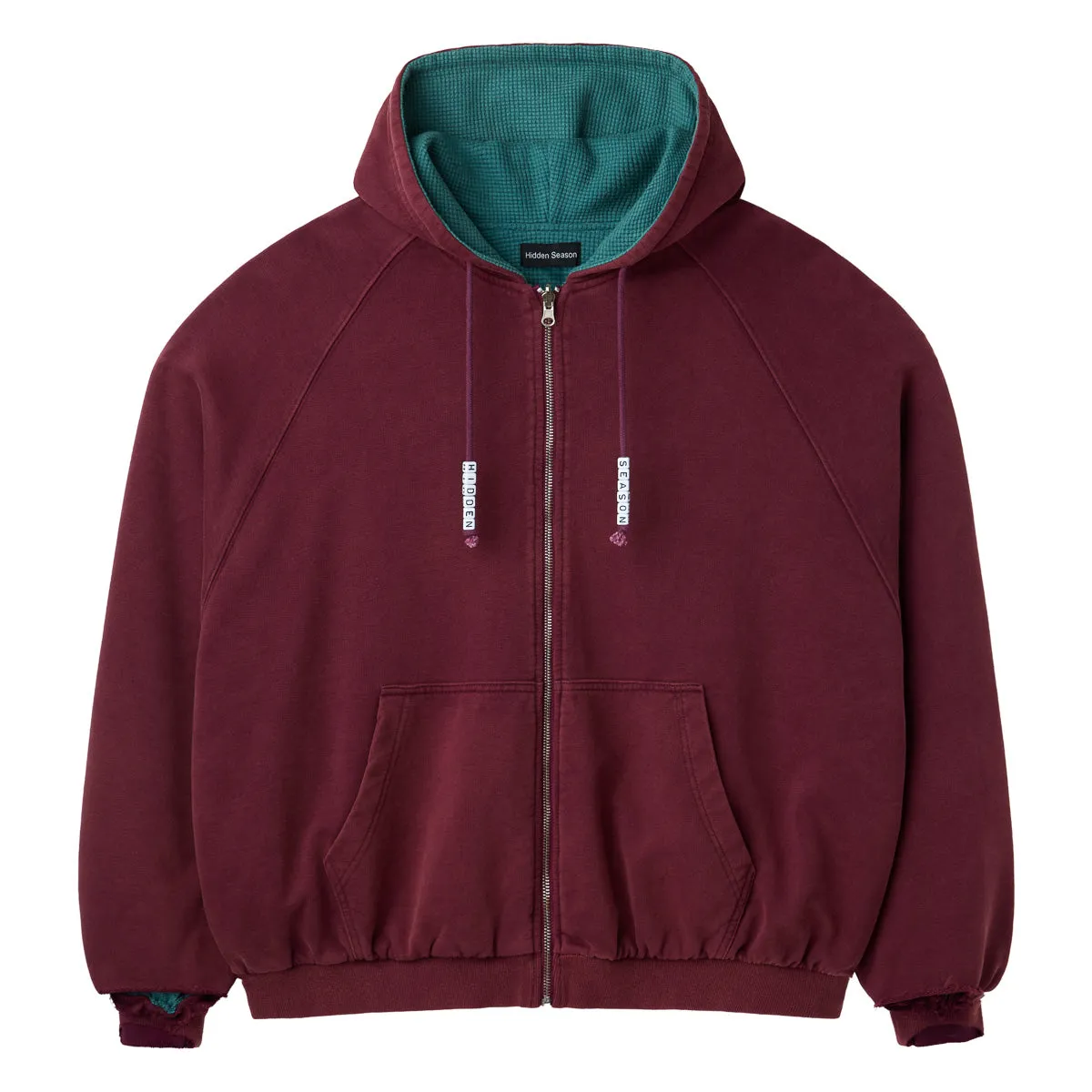 Mulberry Thermal lined zip up sold by Hidden Season