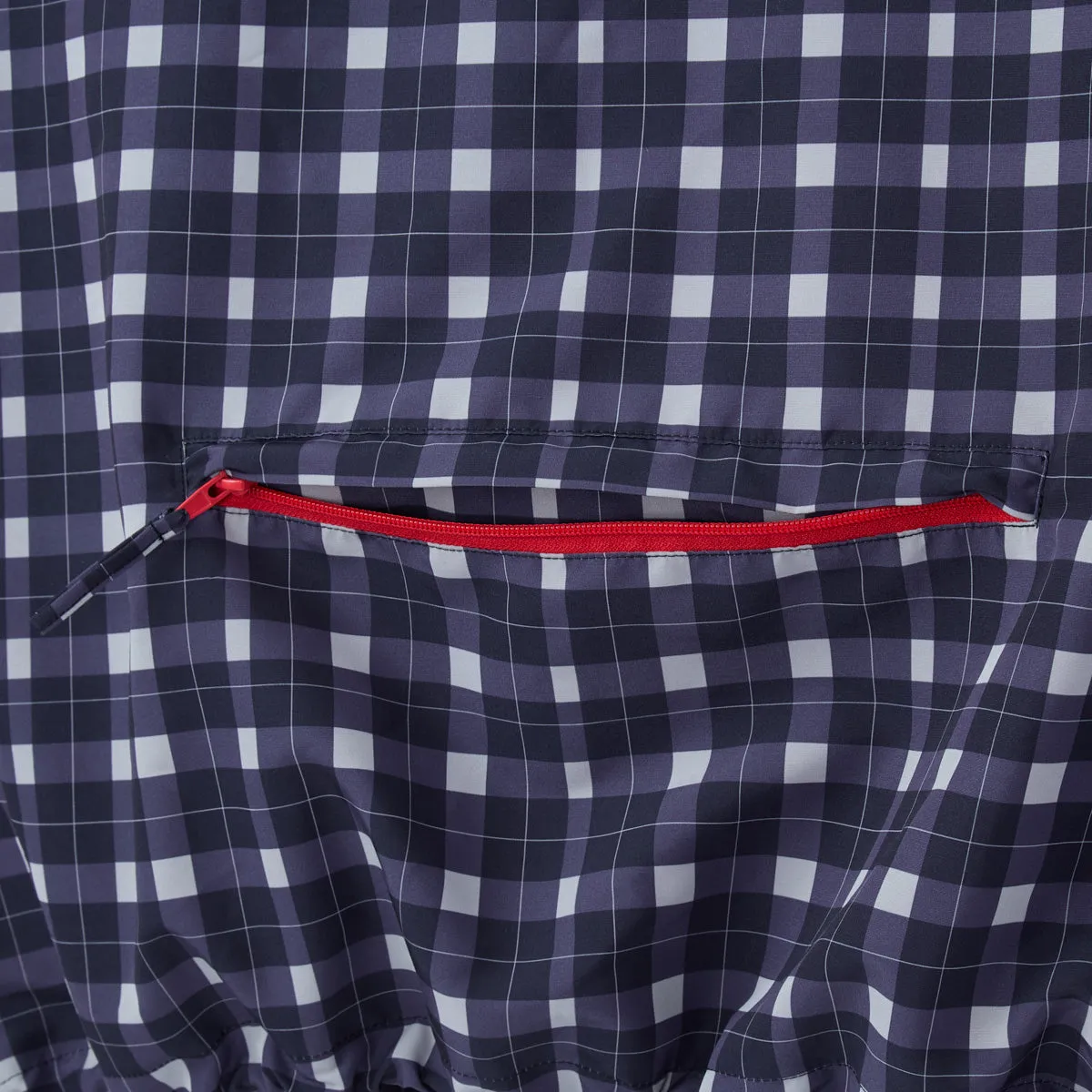 Black Plaid Nylon Jacket sold by Hidden Season product image thumbnail 4