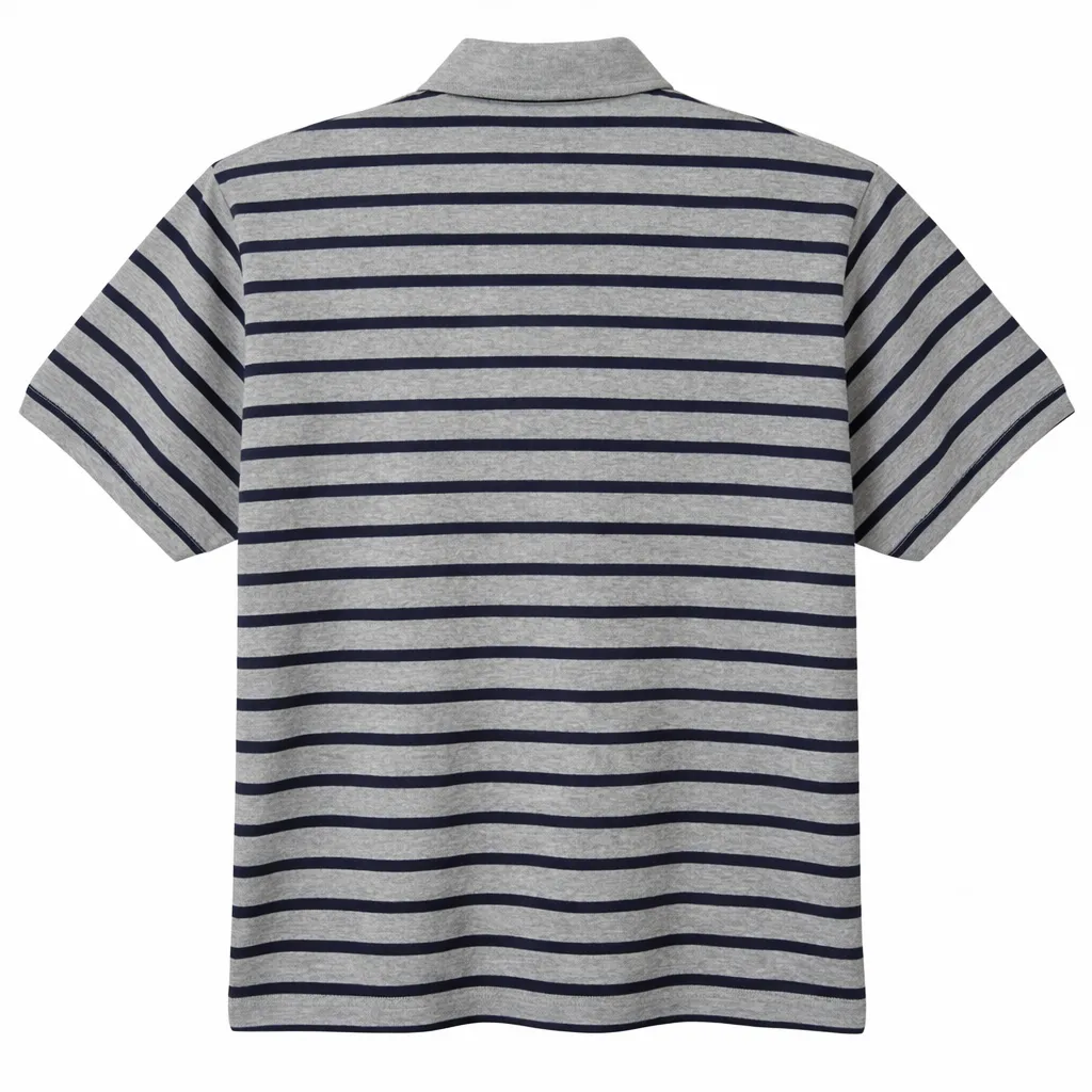 Grey Multi button Polo sold by Hidden Season product image thumbnail 2