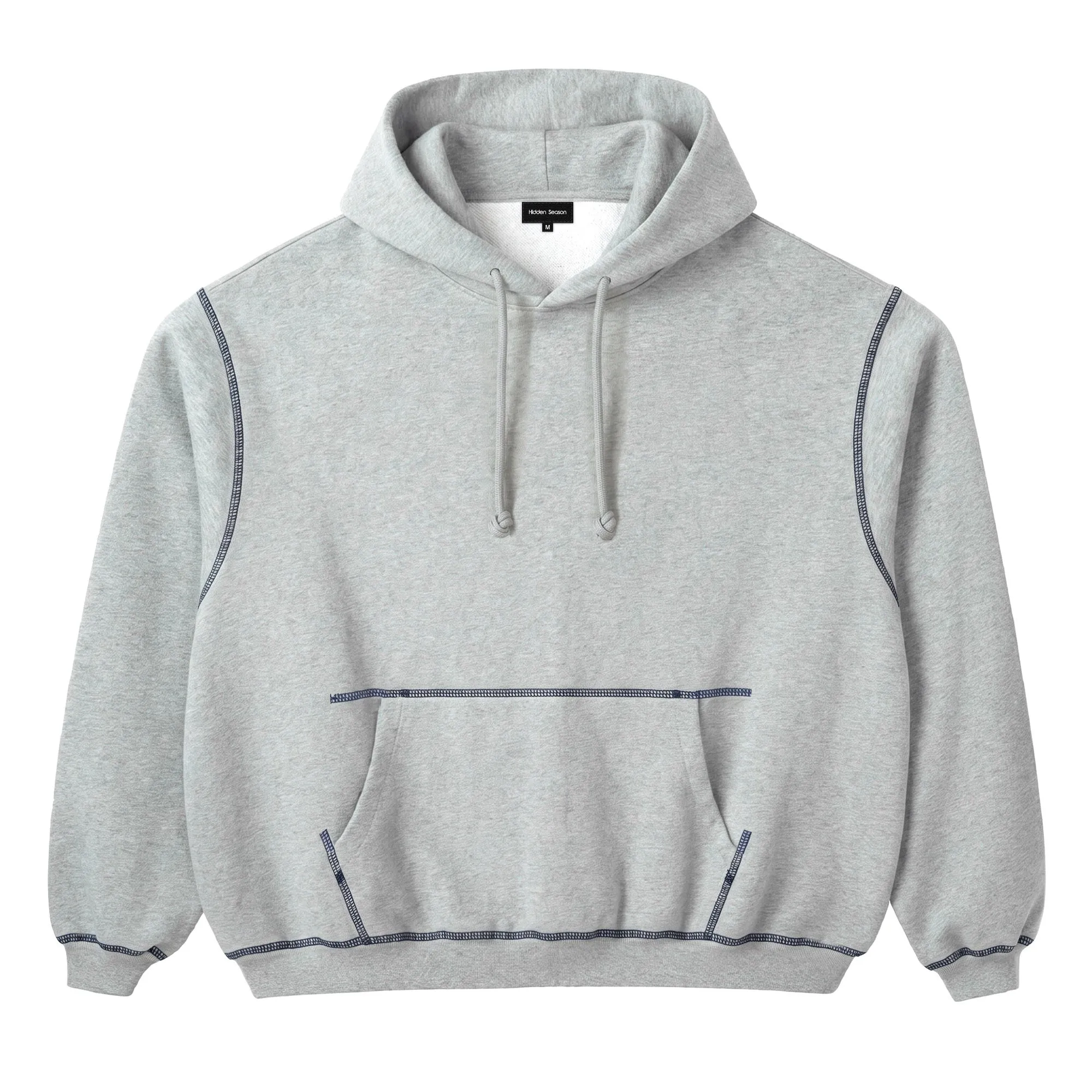Grey Blank Hoodie sold by Hidden Season
