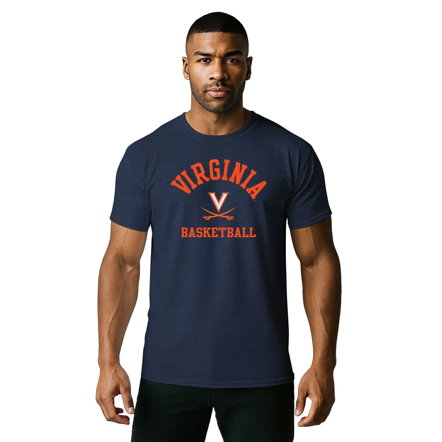 University of Virginia Basketball T-Shirt (Navy) sold by Barnesmith product image thumbnail 2