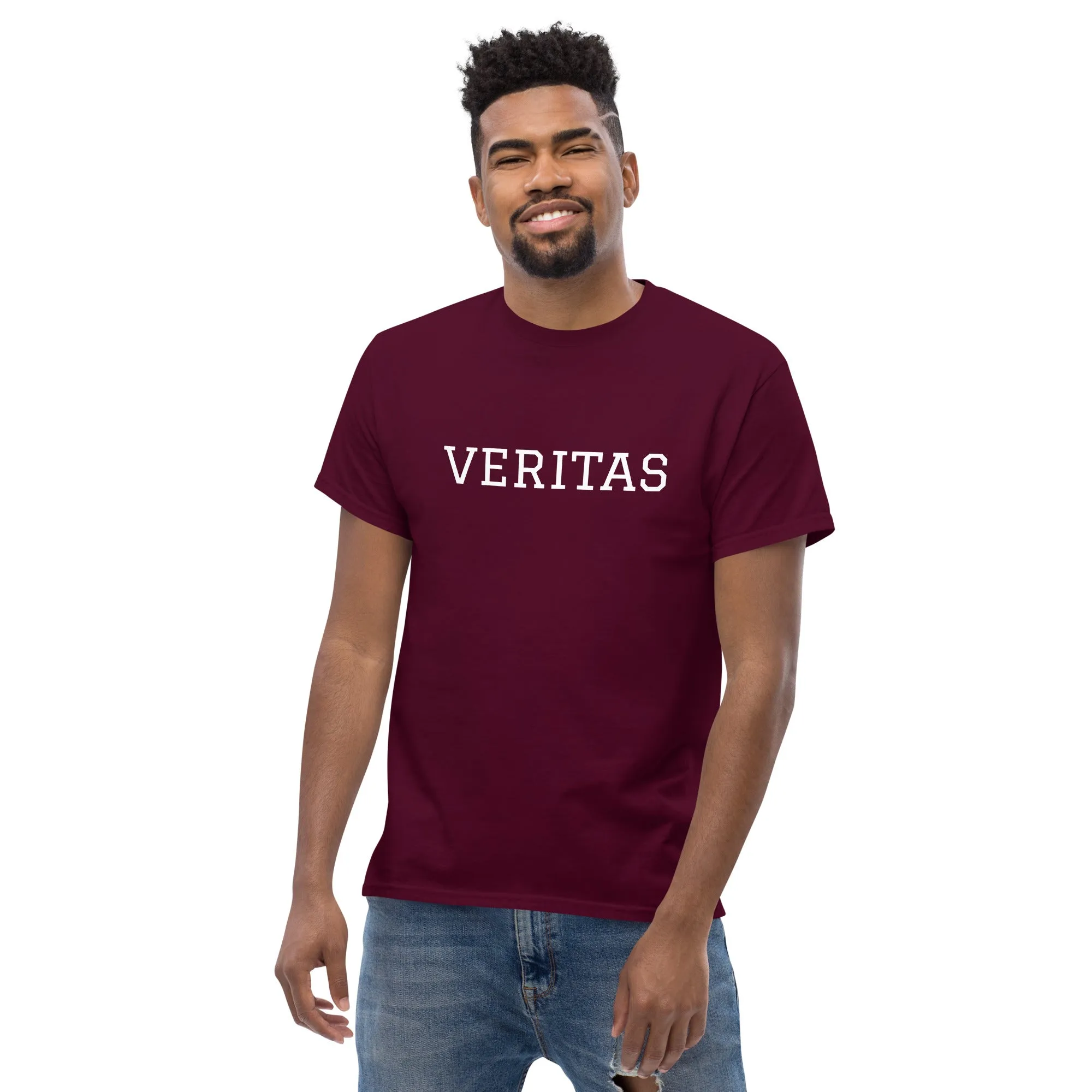 Veritas Stand Tall Speak Truth T-Shirt sold by Barnesmith product image thumbnail 3