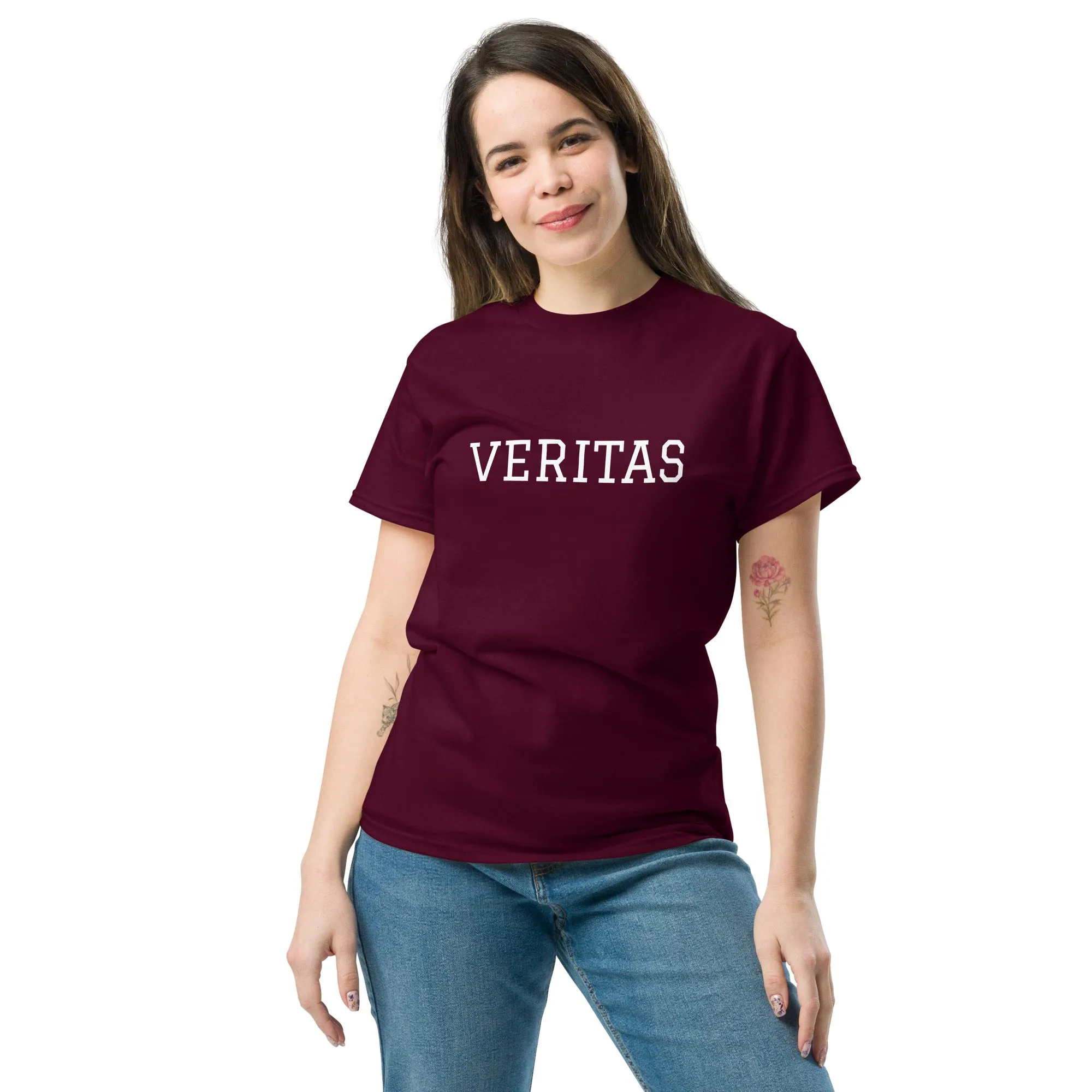 Veritas Stand Tall Speak Truth T-Shirt sold by Barnesmith product image thumbnail 2