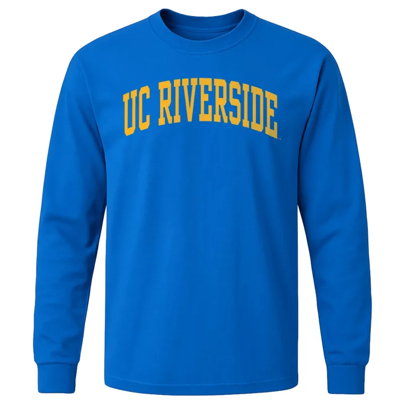 University of California, Riverside Classic Long Sleeve T-Shirt (Royal Blue) sold by Barnesmith