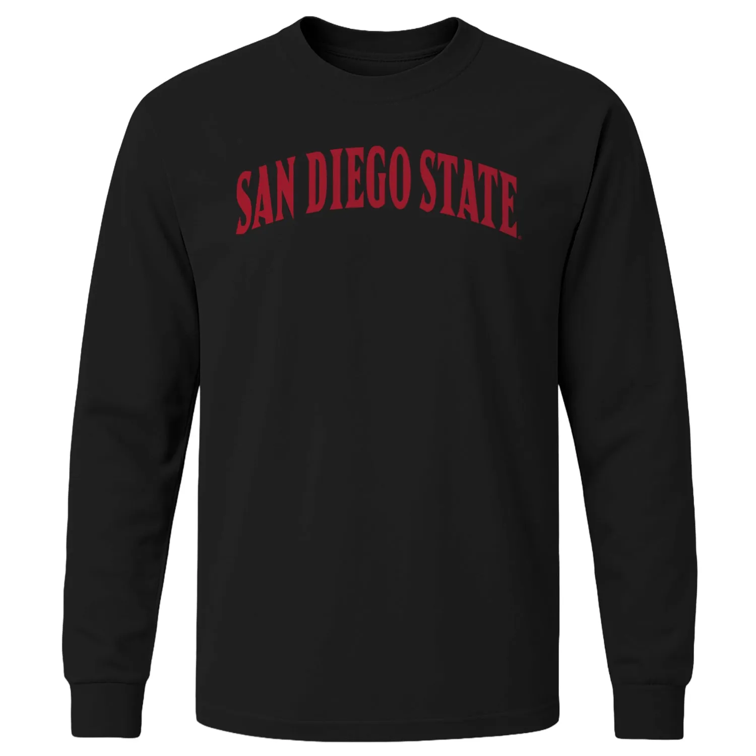 San Diego State University Classic Long Sleeve T-Shirt (Black) sold by Barnesmith