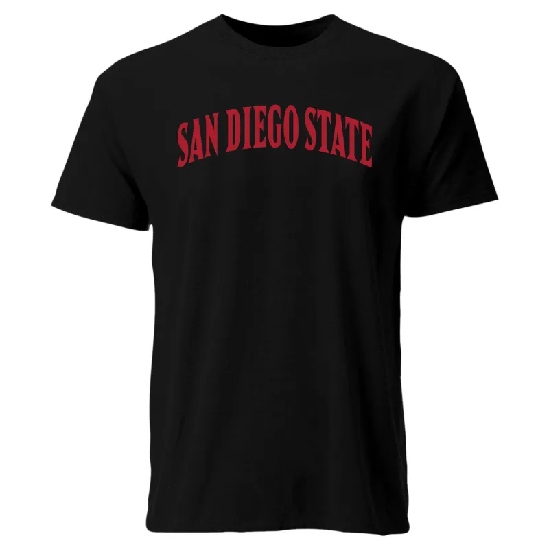 San Diego State University Classic T-Shirt (Black) sold by Barnesmith
