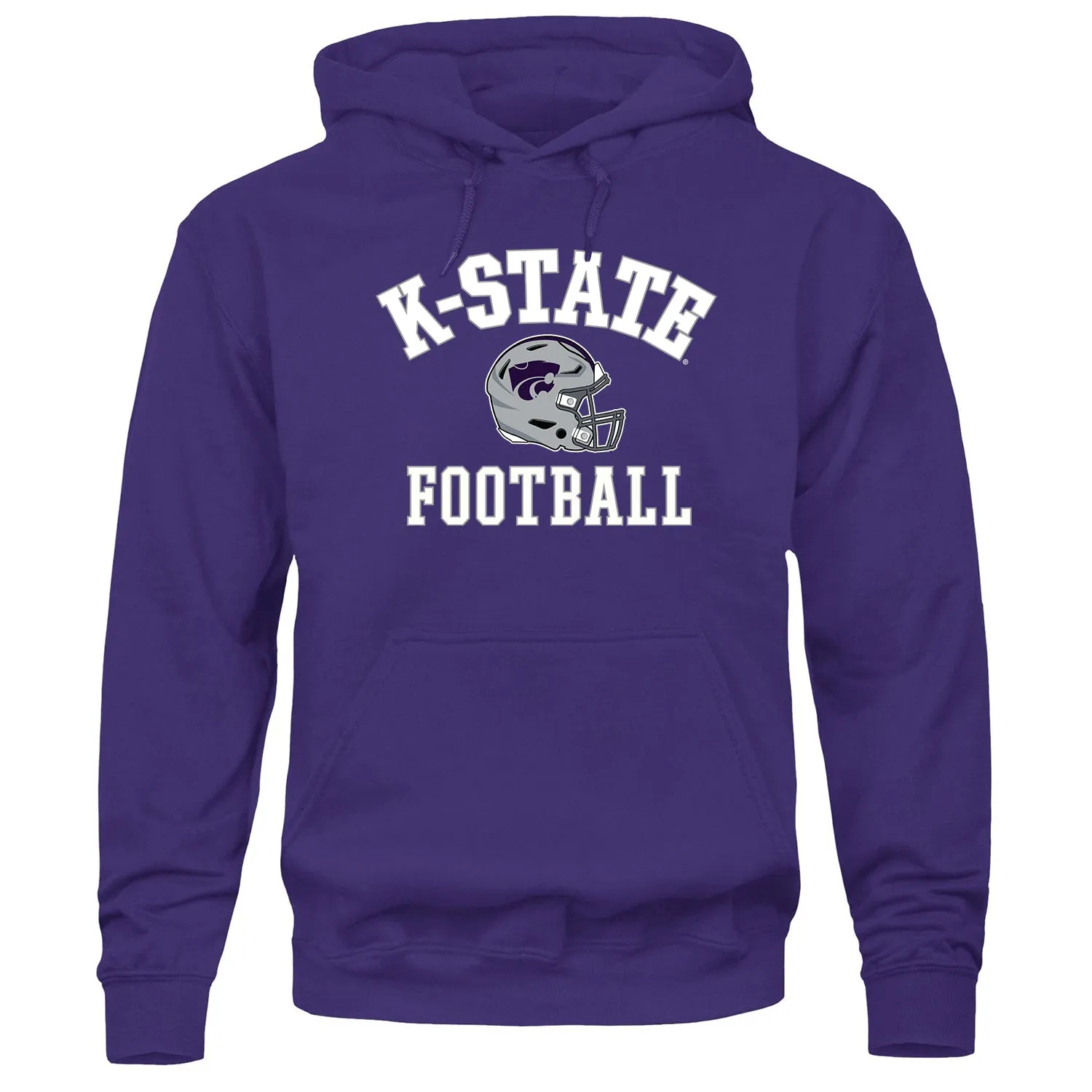 Kansas State University Football Hooded Sweatshirt (Purple) sold by Barnesmith