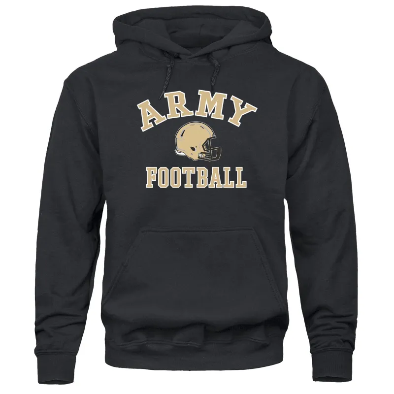 US Military Academy (Army) Football Hooded Sweatshirt (Black) sold by Barnesmith