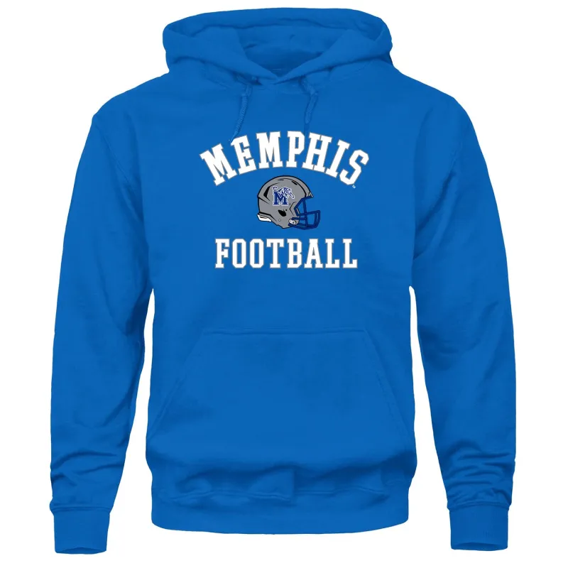 University of Memphis Football Hooded Sweatshirt (Royal Blue) sold by Barnesmith