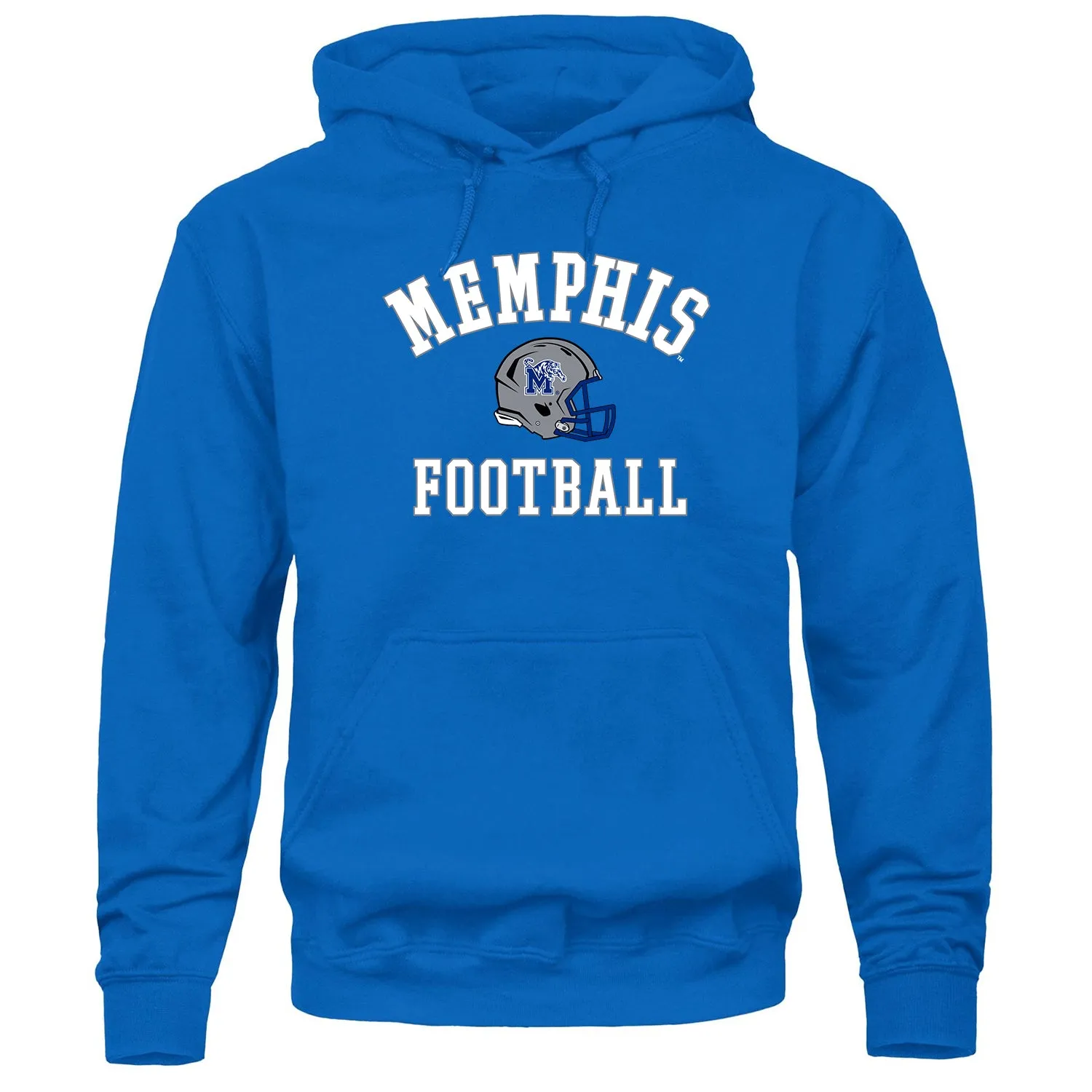 University of Memphis Football Hooded Sweatshirt (Royal Blue) sold by Barnesmith