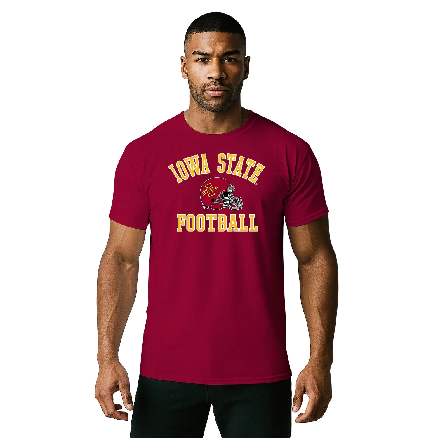 Iowa State University Football T-Shirt (Cardinal) sold by Barnesmith product image thumbnail 2