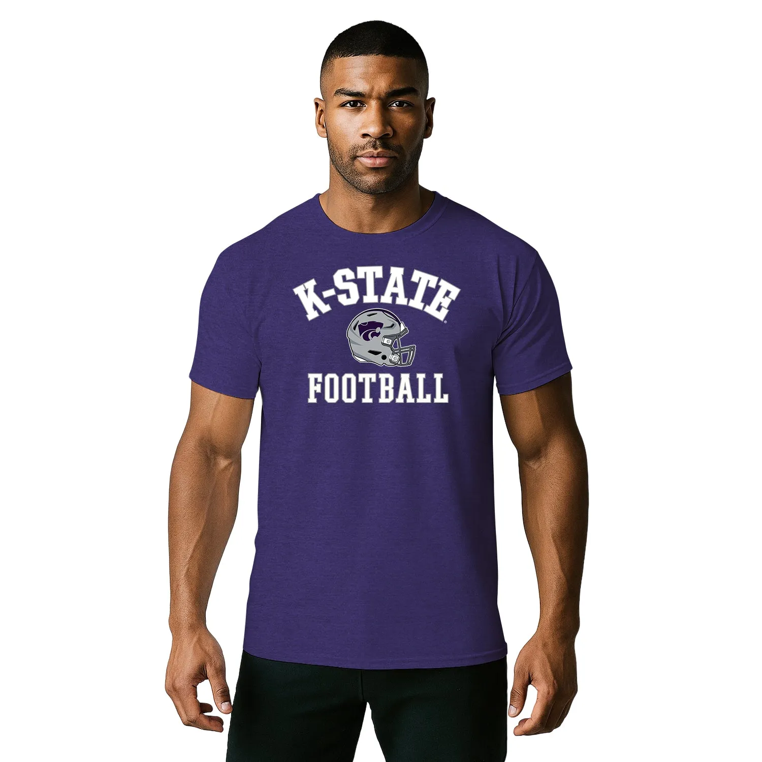 Kansas State University Football T-Shirt (Purple) sold by Barnesmith product image thumbnail 2