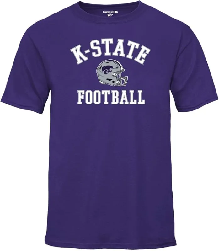 Kansas State University Football T-Shirt (Purple) sold by Barnesmith