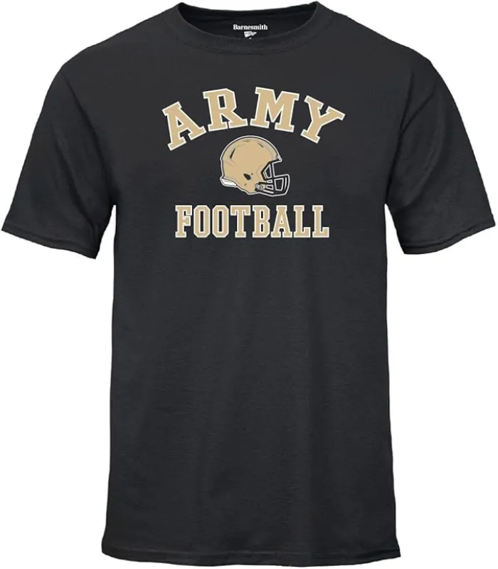 US Military Academy (Army) Football T-Shirt (Black) sold by Barnesmith