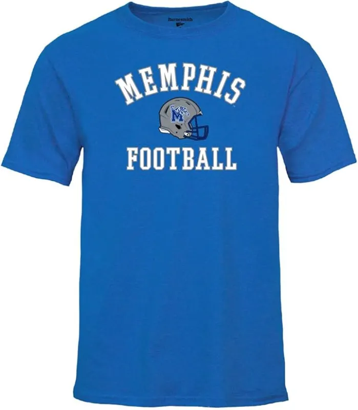 University of Memphis Football T-Shirt (Royal Blue) sold by Barnesmith