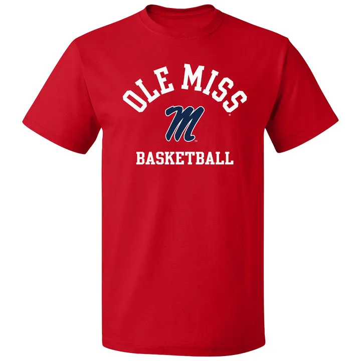 University of Mississippi Ole Miss Basketball T-Shirt (Red) sold by Barnesmith