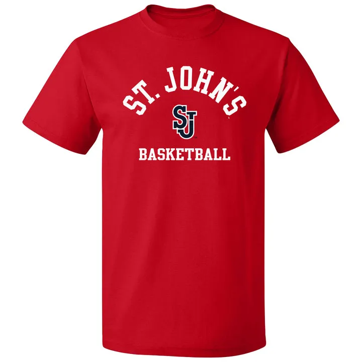 St. John's University Basketball T-Shirt (Red) sold by Barnesmith
