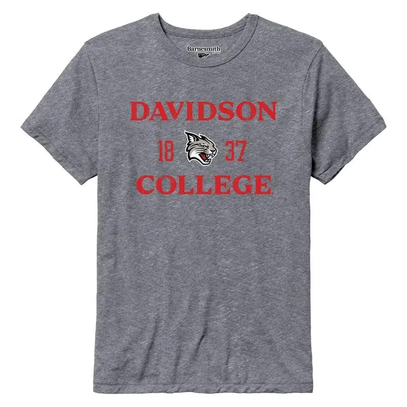 Davidson College Triblend T-Shirt (Fall Heather) sold by Barnesmith
