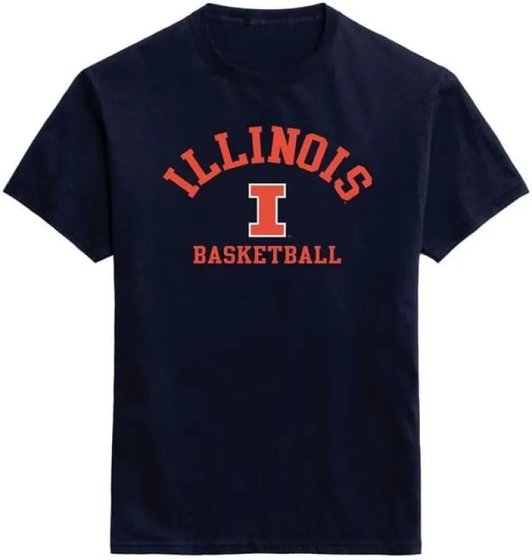 University of Illinois Basketball T-Shirt (Navy) sold by Barnesmith
