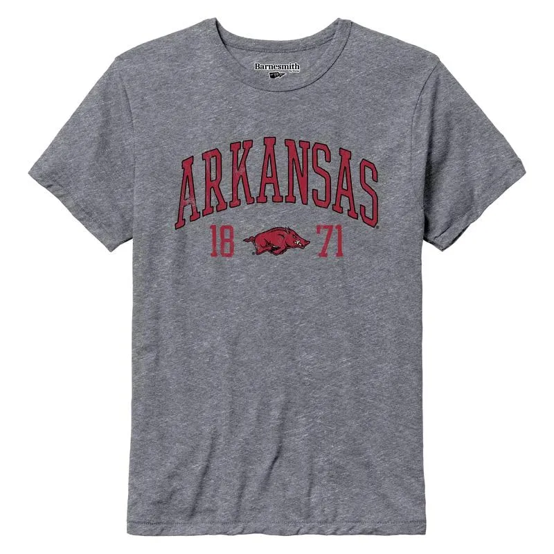 Arkansas State University Triblend T-Shirt (Fall Heather) sold by Barnesmith