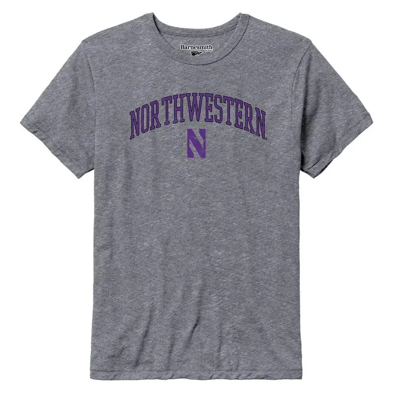 Northwestern University Triblend T-Shirt (Fall Heather) sold by Barnesmith
