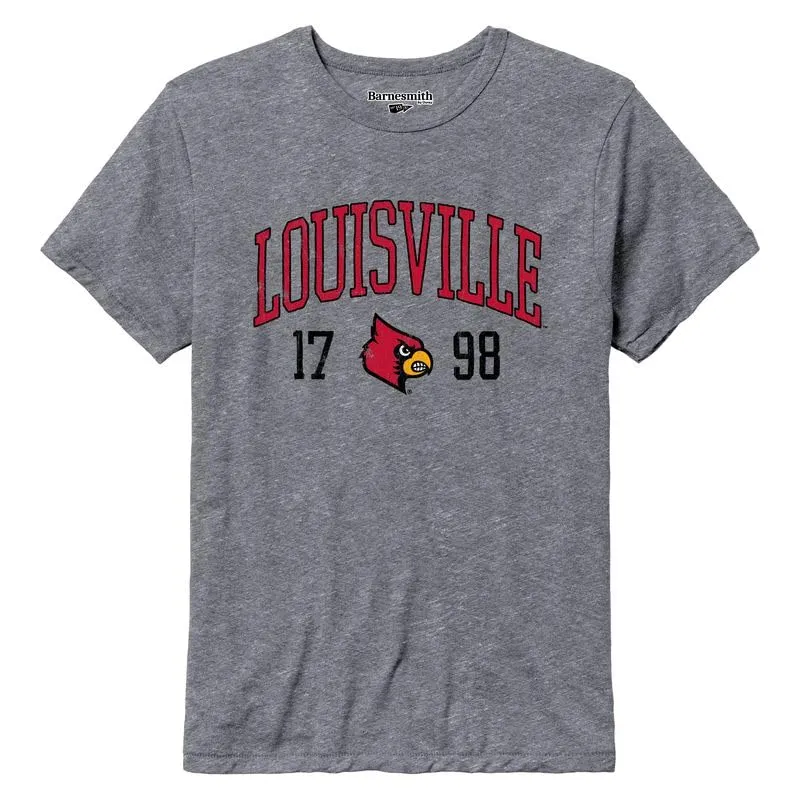 University of Louisville Triblend T-Shirt (Fall Heather) sold by Barnesmith