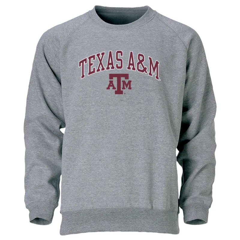 Texas A&M University Spirit Sweatshirt (Charcoal Grey) sold by Barnesmith