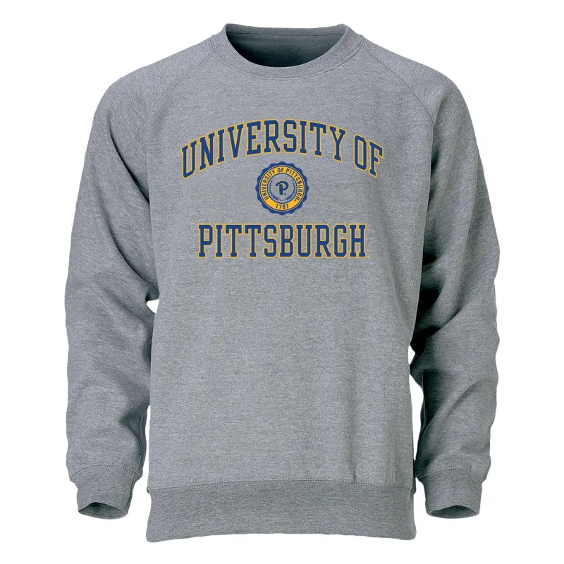 University of Pittsburgh Heritage Sweatshirt (Charcoal Grey) sold by Barnesmith