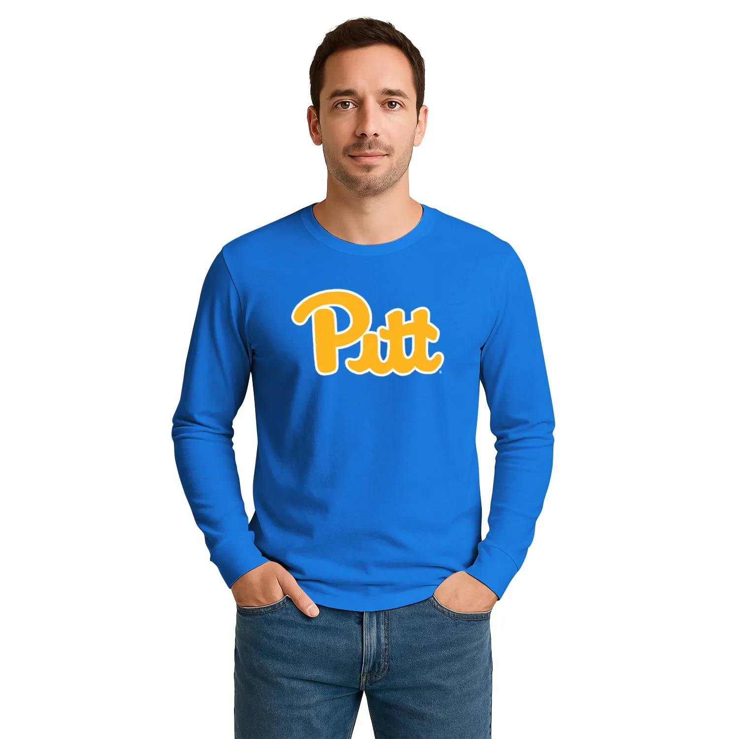 University of Pittsburgh Classic Long Sleeve T-Shirt (Royal Blue) sold by Barnesmith product image thumbnail 2