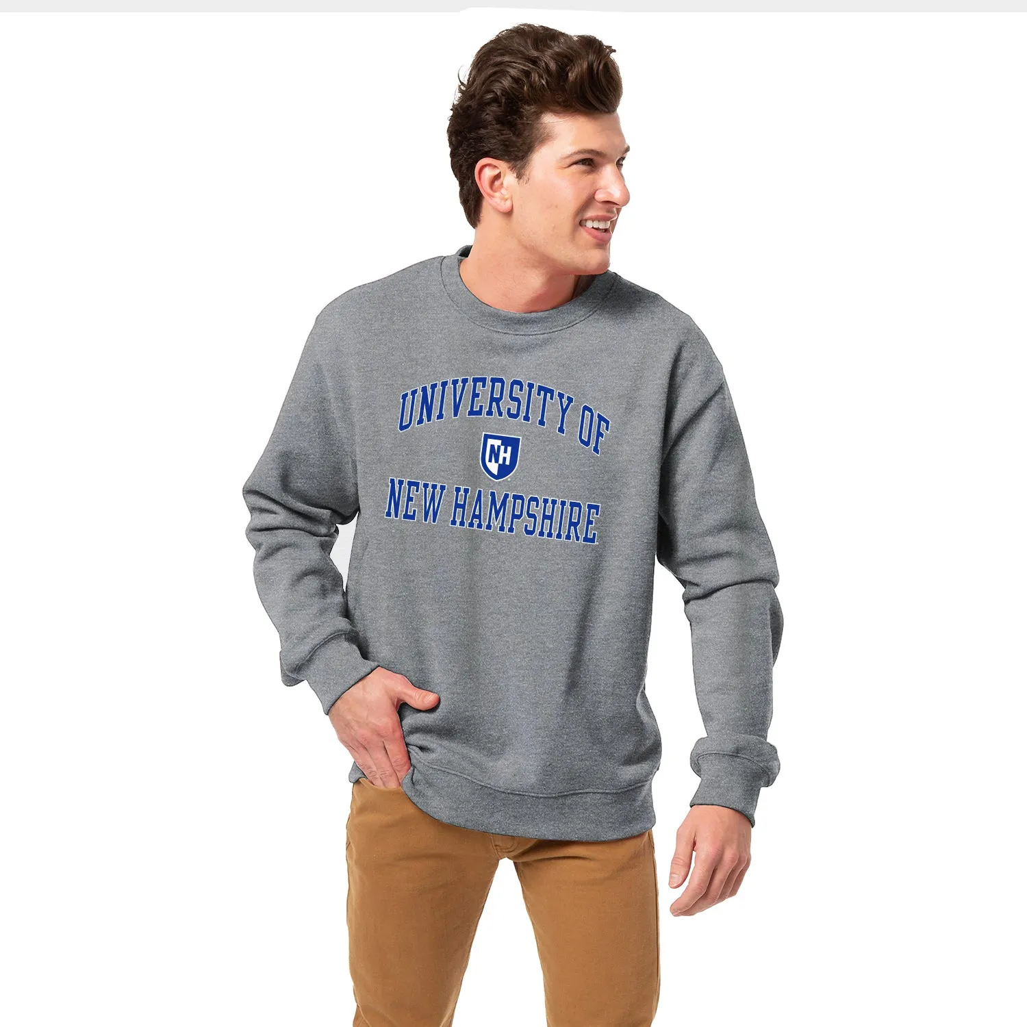 University of New Hampshire Heritage Sweatshirt (Charcoal) sold by Barnesmith product image thumbnail 2