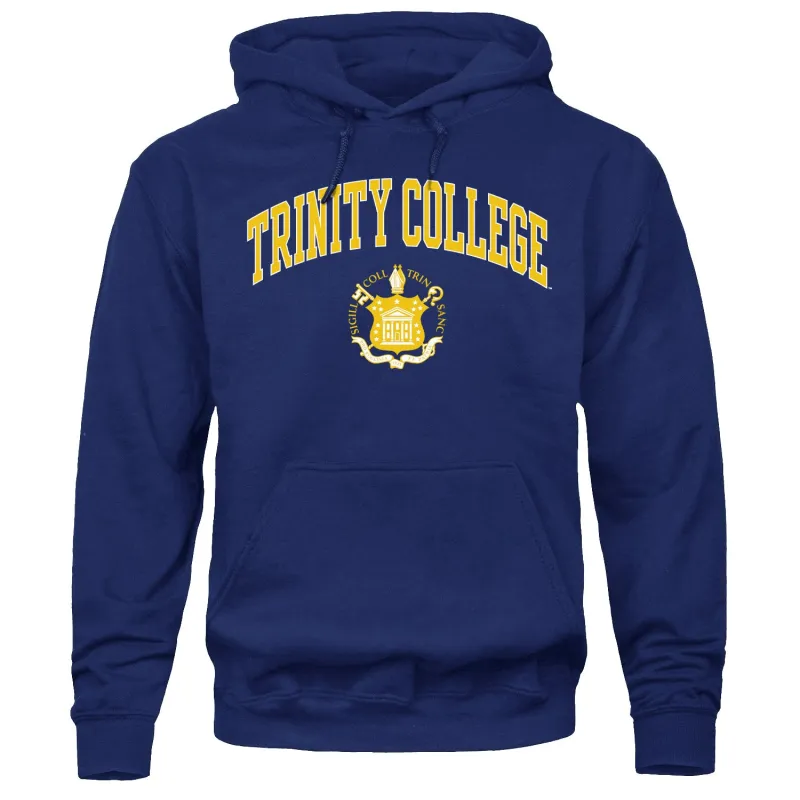 Trinity College Heritage Hooded Sweatshirt (Navy) sold by Barnesmith
