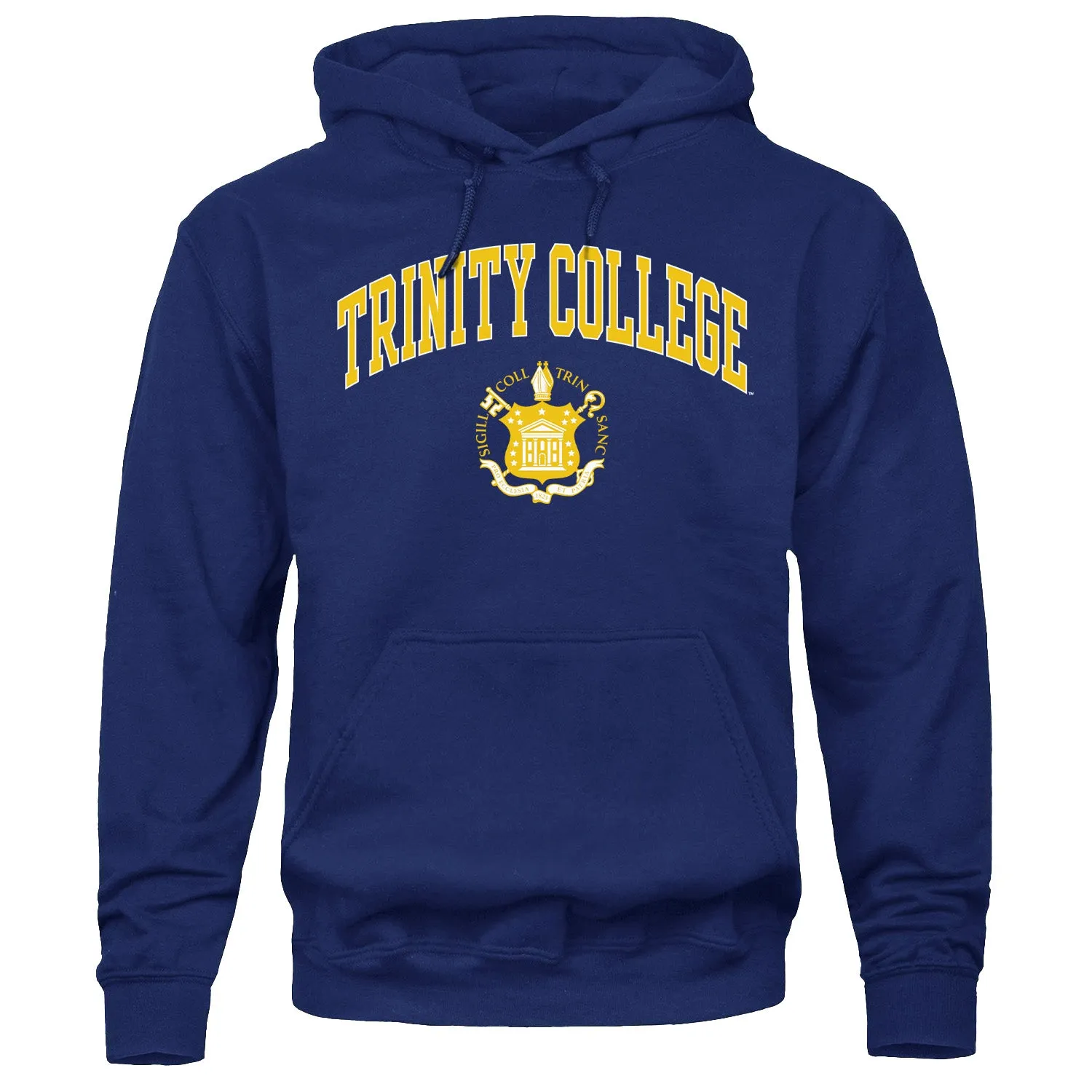 Trinity College Heritage Hooded Sweatshirt (Navy) sold by Barnesmith