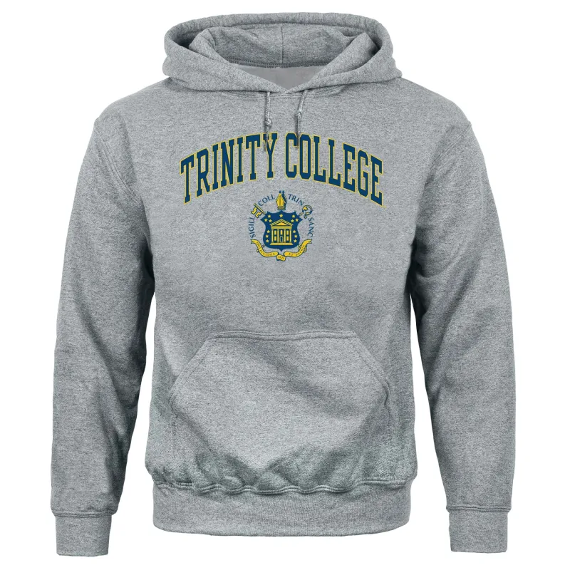 Trinity College Heritage Hooded Sweatshirt (Charcoal Grey) sold by Barnesmith