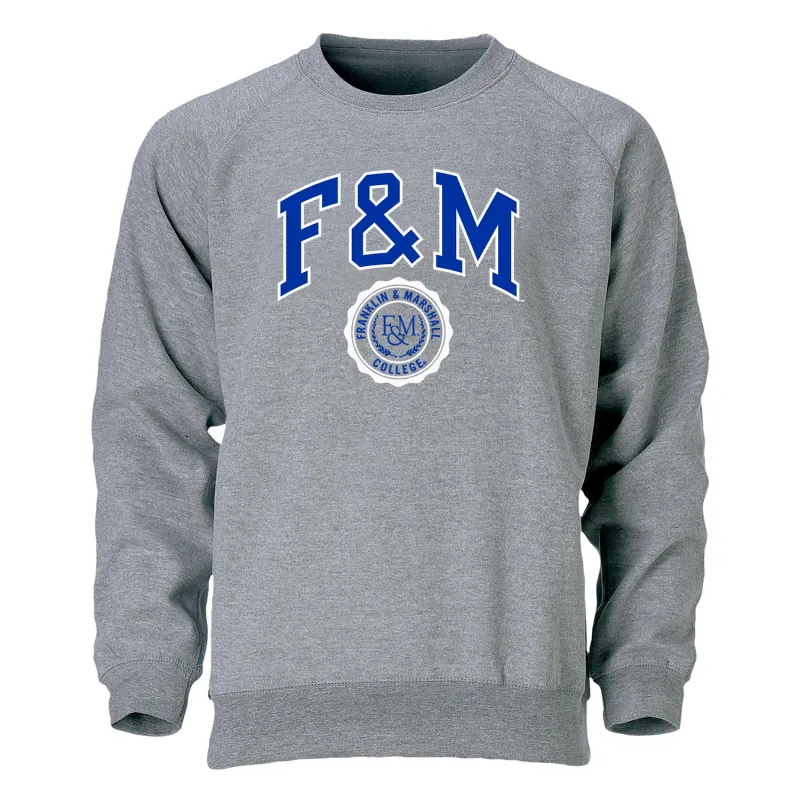 Franklin & Marshall College Heritage Sweatshirt (Charcoal Grey) made by Barnesmith