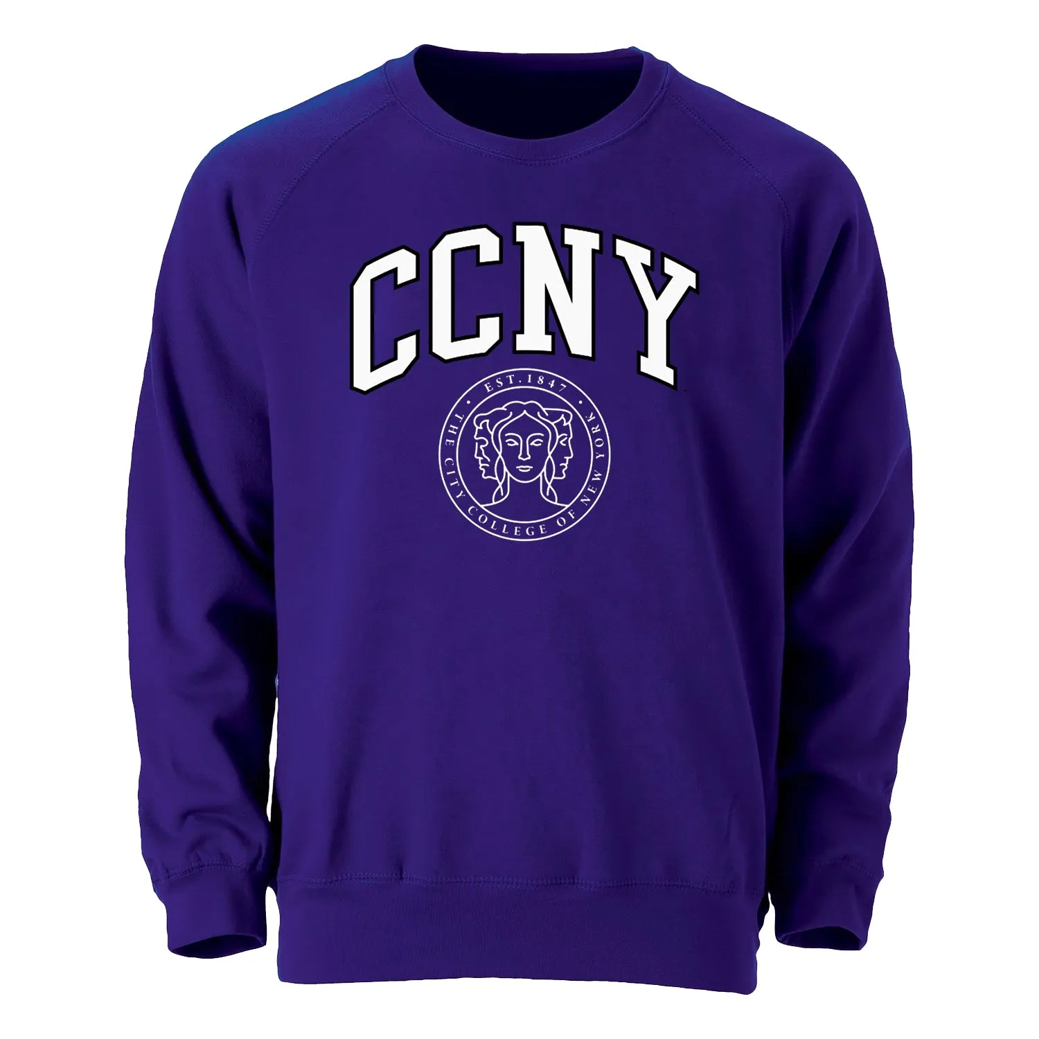 City College of New York Heritage Sweatshirt (Purple) sold by Barnesmith