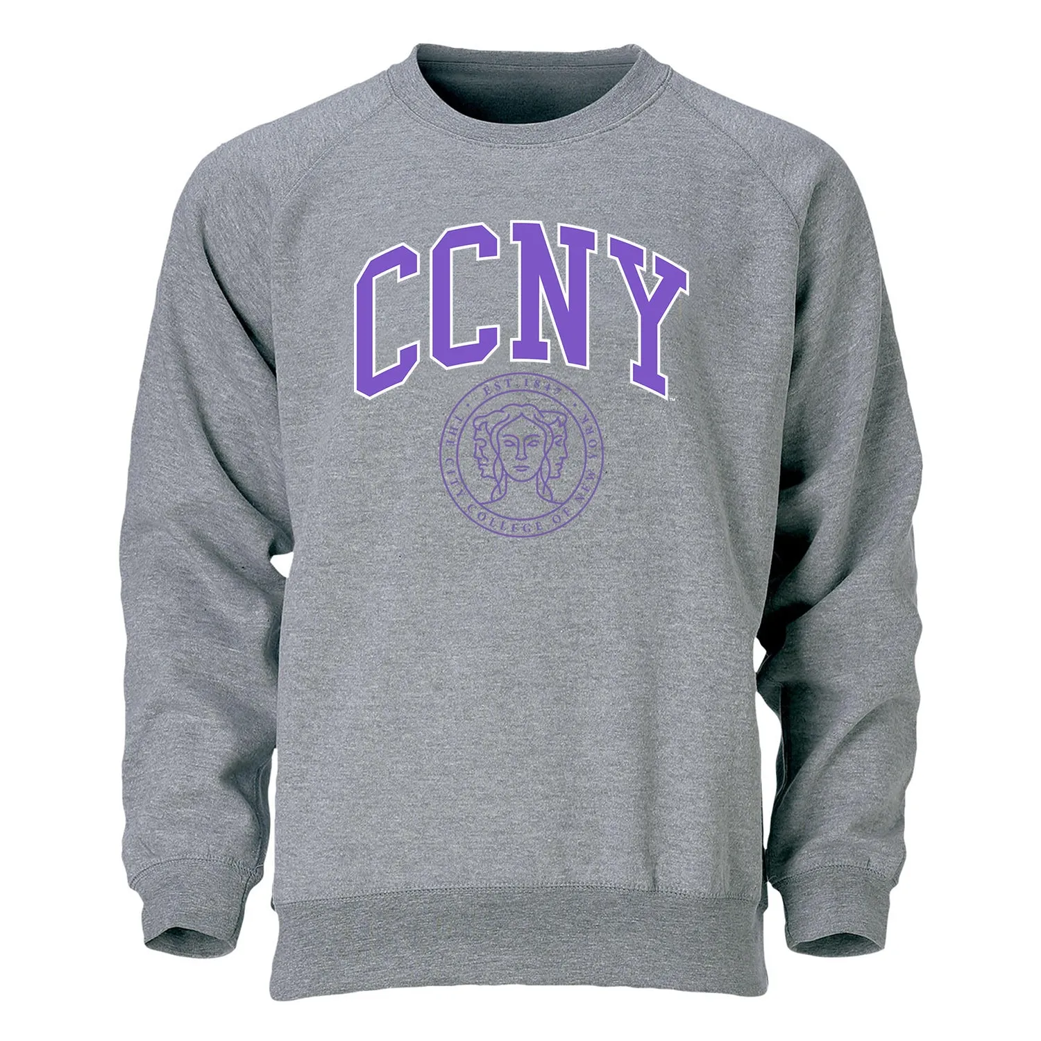 City College of New York Heritage Sweatshirt (Charcoal Grey) sold by Barnesmith