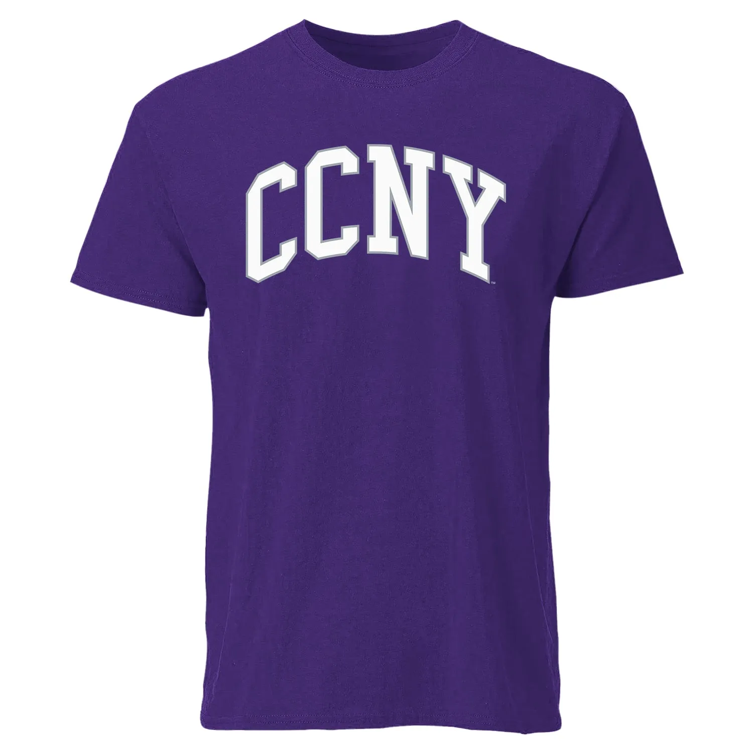 City College of New York Classic T-Shirt (Purple) sold by Barnesmith