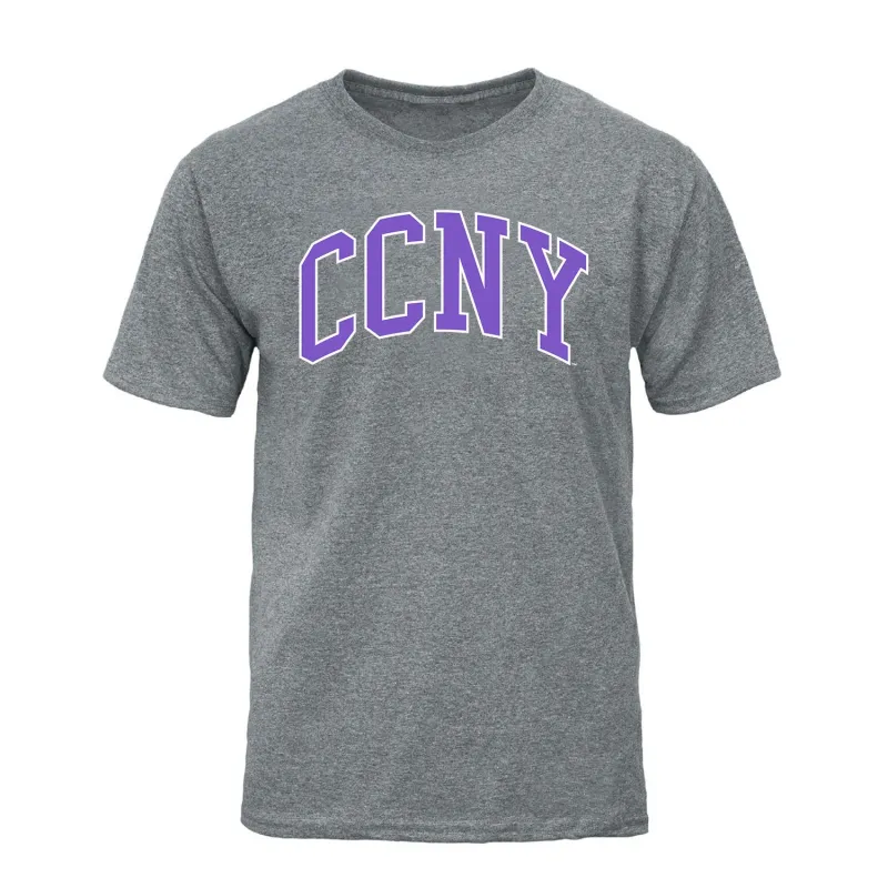 City College of New York Classic T-Shirt (Charcoal Grey) sold by Barnesmith