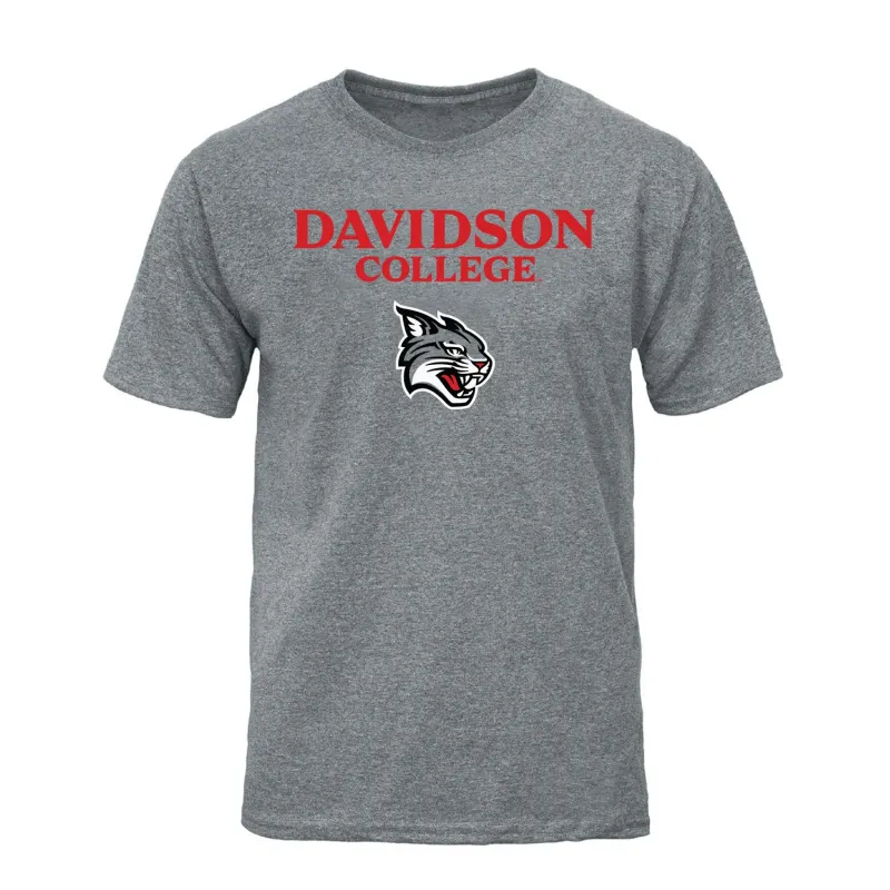 Davidson College Spirit T-Shirt (Charcoal Grey) sold by Barnesmith