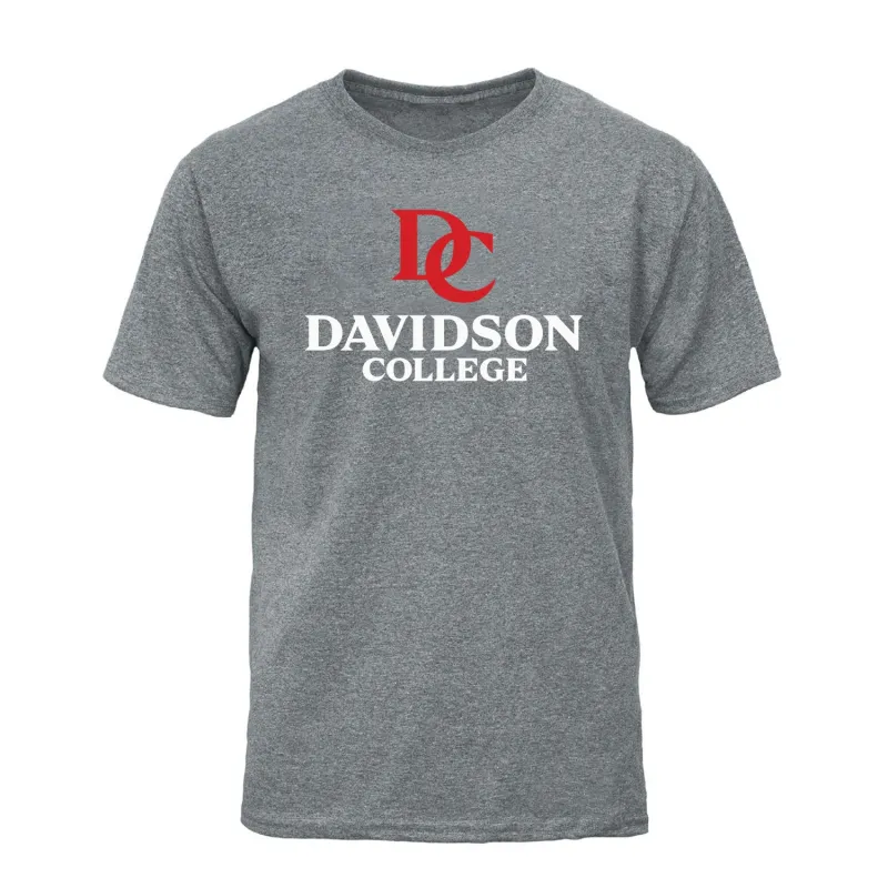 Davidson College Heritage T-Shirt (Charcoal Grey) sold by Barnesmith