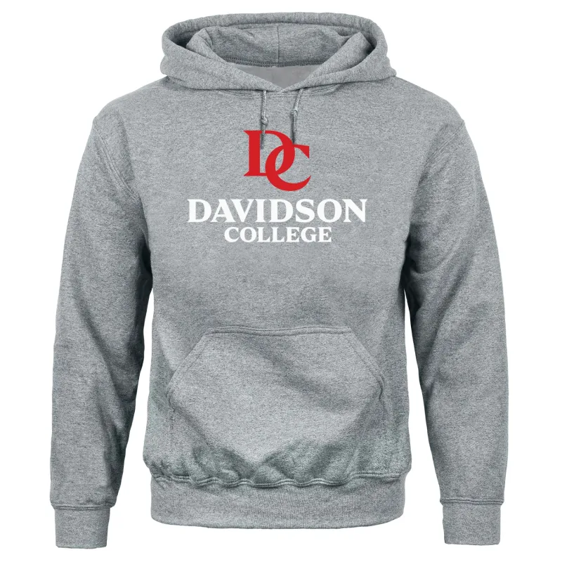 Davidson College Heritage Hooded Sweatshirt (Charcoal Grey) sold by Barnesmith