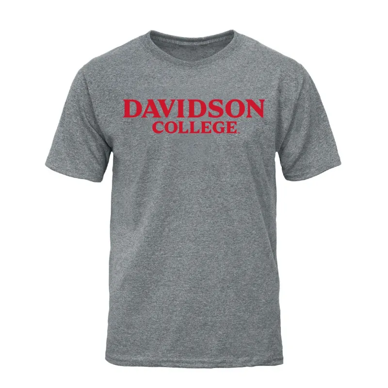 Davidson College Classic T-Shirt (Charcoal Grey) sold by Barnesmith