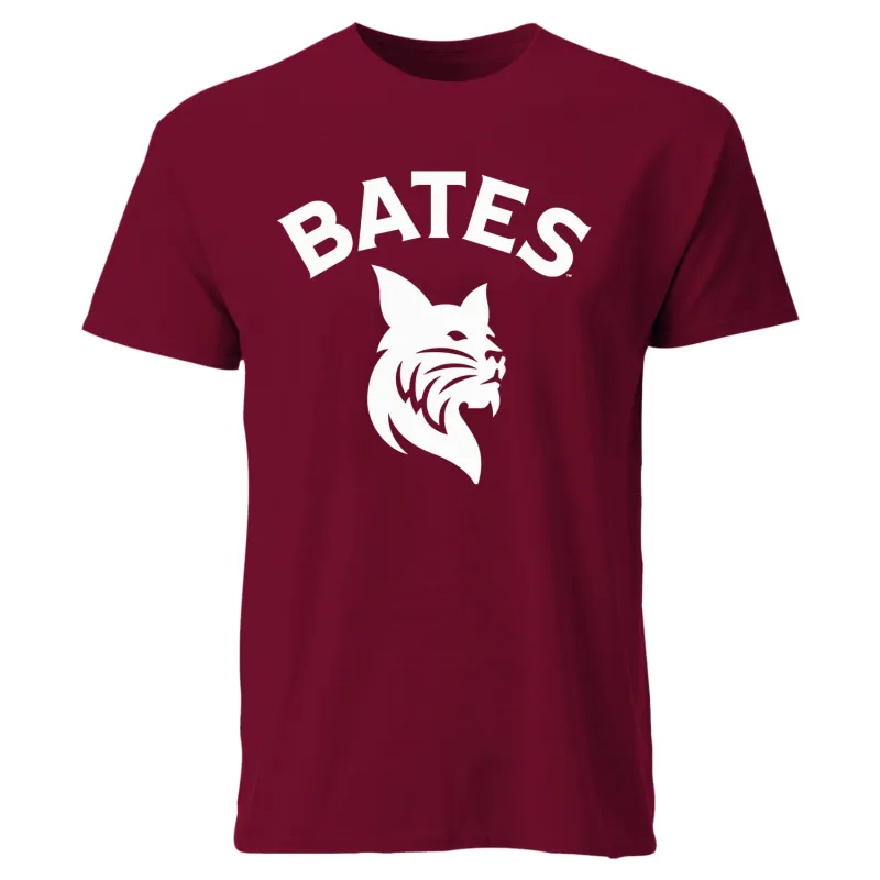 Bates College Spirit T-Shirt (Garnet) sold by Barnesmith
