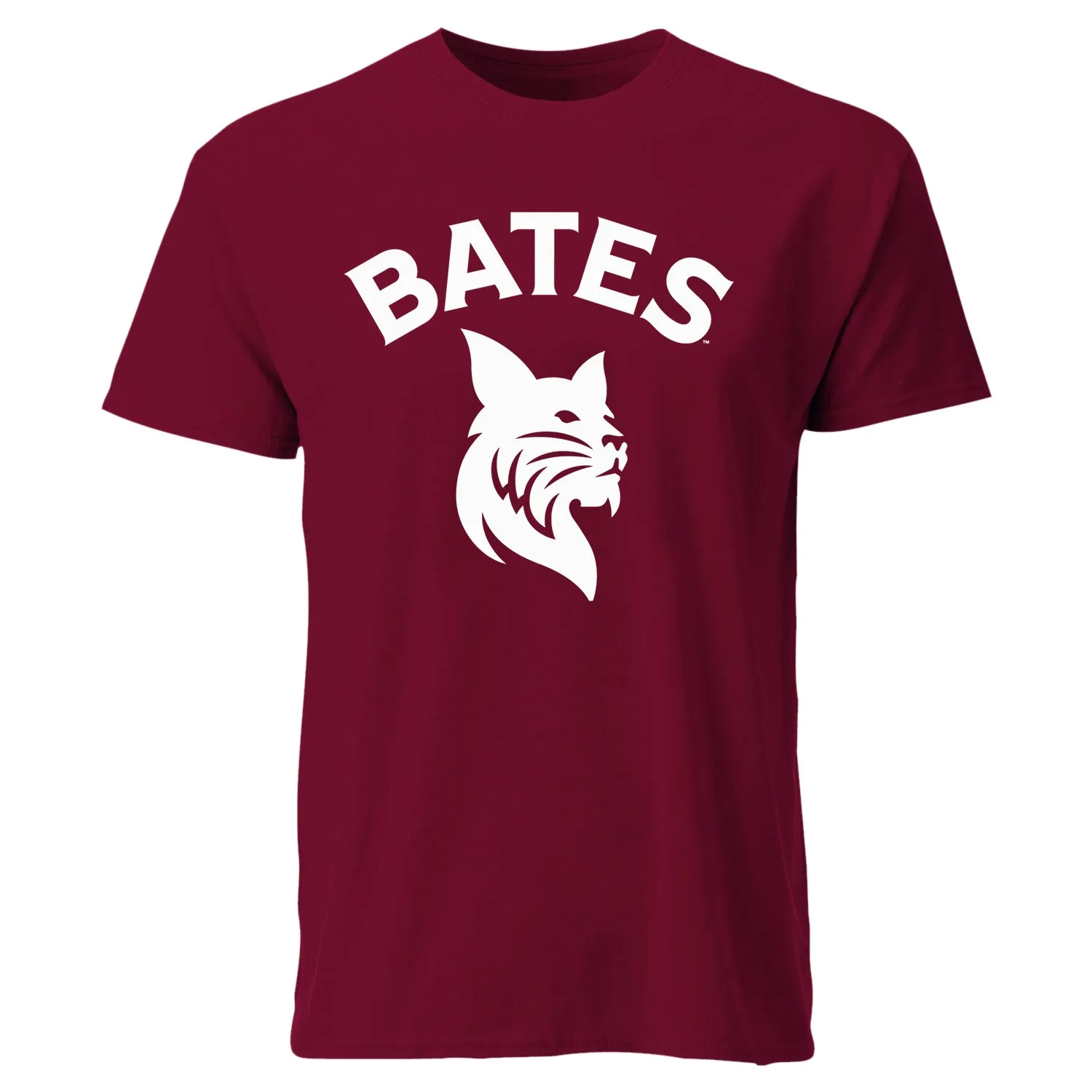 Bates College Spirit T-Shirt (Garnet) sold by Barnesmith