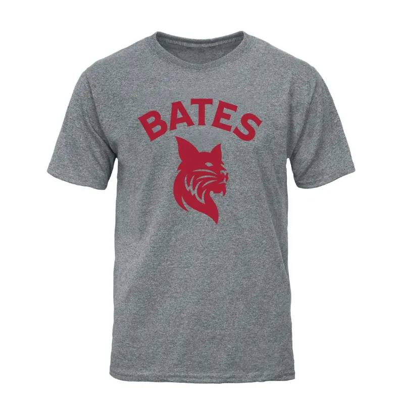 Bates College Spirit T-Shirt (Charcoal Grey) sold by Barnesmith