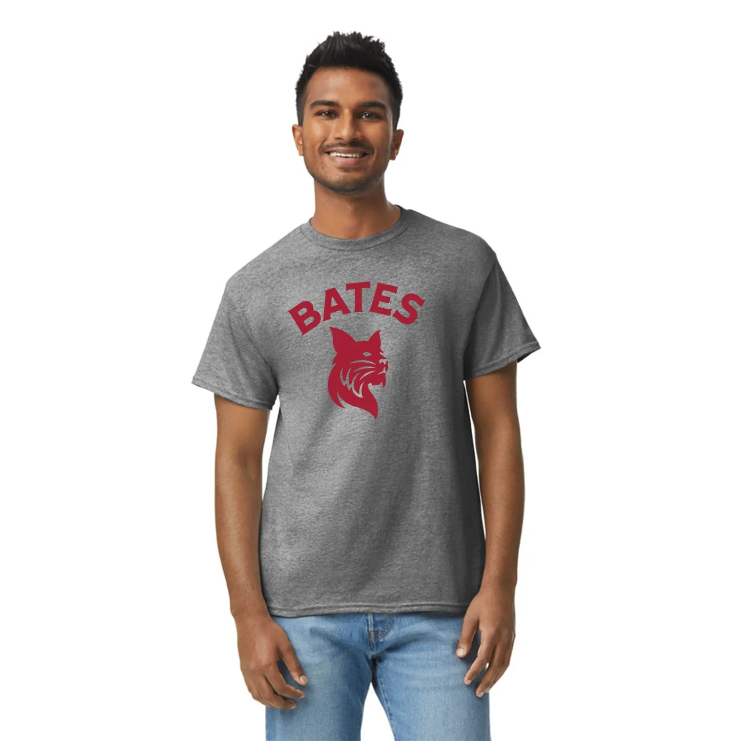 Bates College Spirit T-Shirt (Charcoal Grey) sold by Barnesmith product image thumbnail 2