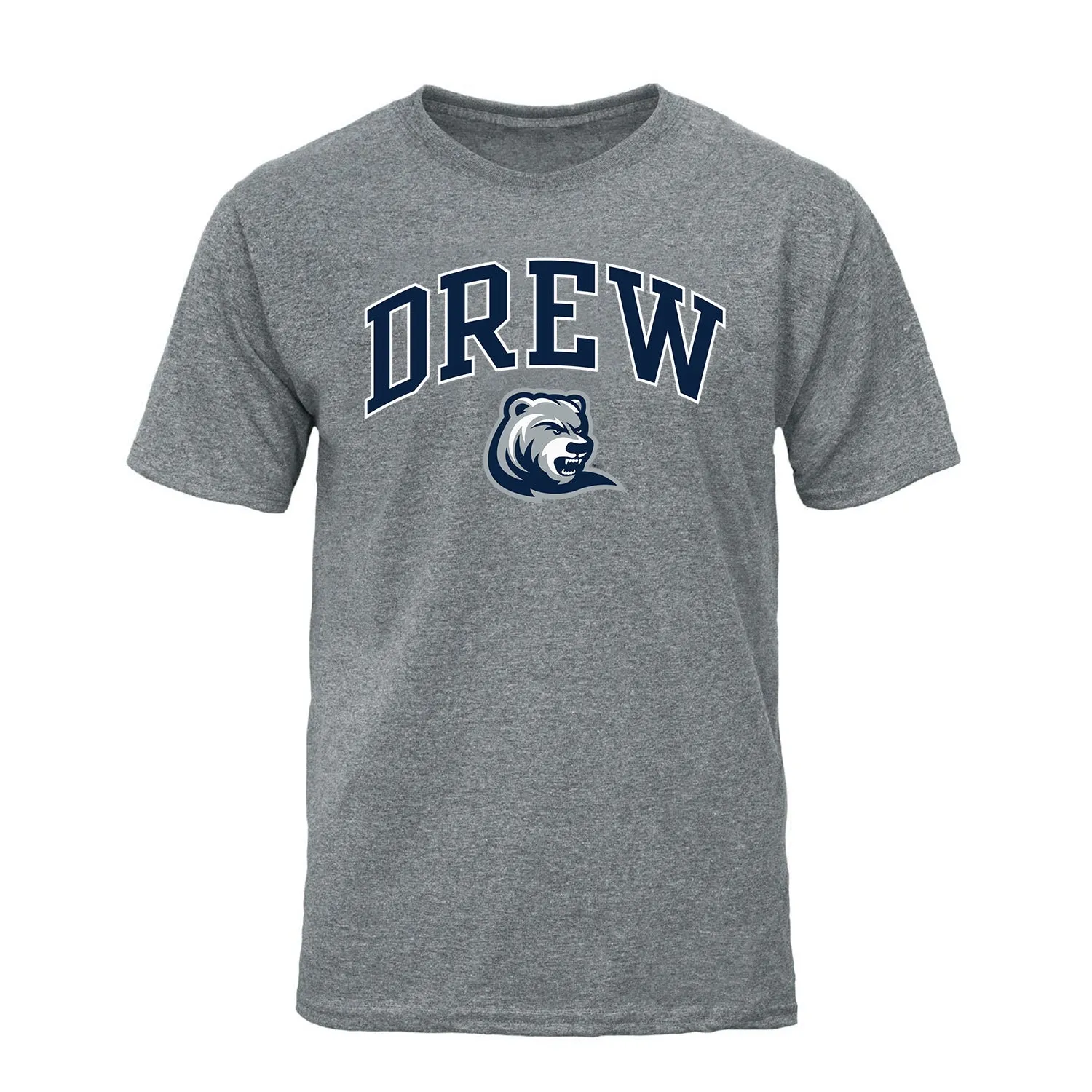 Drew University Spirit T-Shirt (Charcoal Grey) sold by Barnesmith