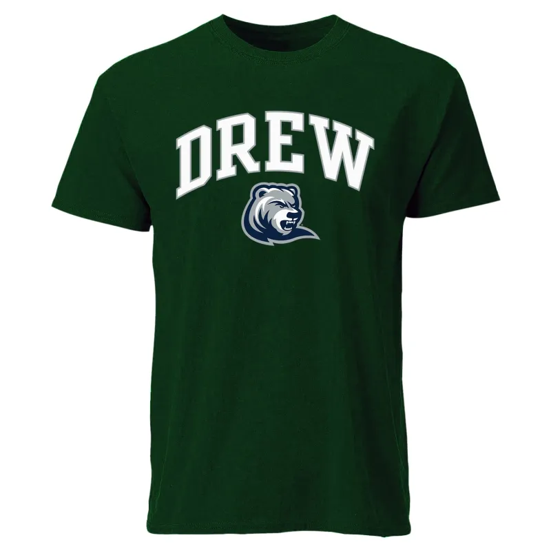 Drew University Spirit T-Shirt (Green) sold by Barnesmith