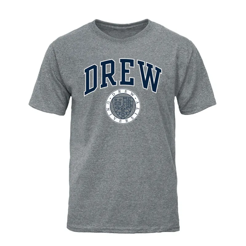 Drew University Heritage T-Shirt (Charcoal Grey) sold by Barnesmith